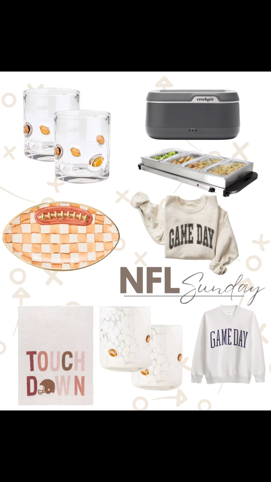 Hosting NFL Sunday?? 🏈 I’ve got you covered! These football-themed finds will totally complete your game-day setup — from kitchen essentials to cozy decor touches that scream effortless hostess. ✨
Because who says football Sunday can’t be stylish too? 😉 Everything’s linked on my LTK so you can host in style without the stress!
#NFLSunday #GameDayHosting #EffortlessHostess #FootballPartyIdeas #HomeEntertaining #LTKHome #LTKFinds #HostWithStyle #GameDayDecor #SundayVibes 

#LTKSeasonal #LTKHome