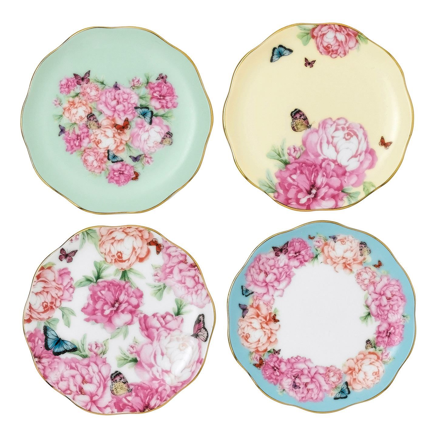 Royal Albert Miranda Kerr Tidbit Plates, Set of 4 | Royal Albert | Wedgwood