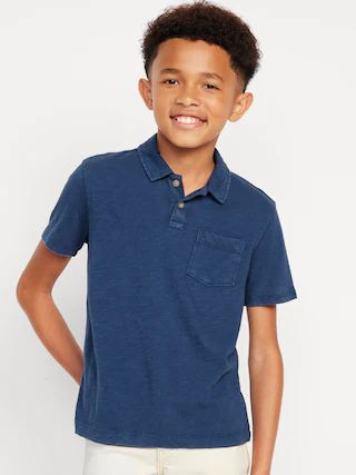 Short-Sleeve Pocket Polo Shirt for Boys | Old Navy (CA)