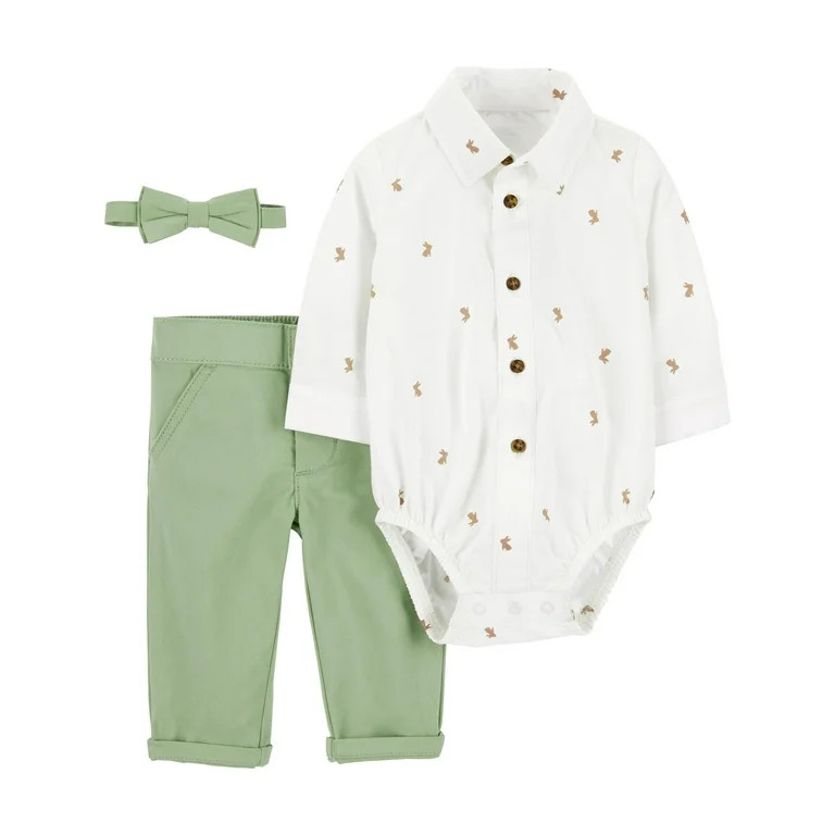 Carter's Child of Mine Baby Boy Outfit Set, 3-Piece, Sizes 0/3-24 Months | Walmart (US)