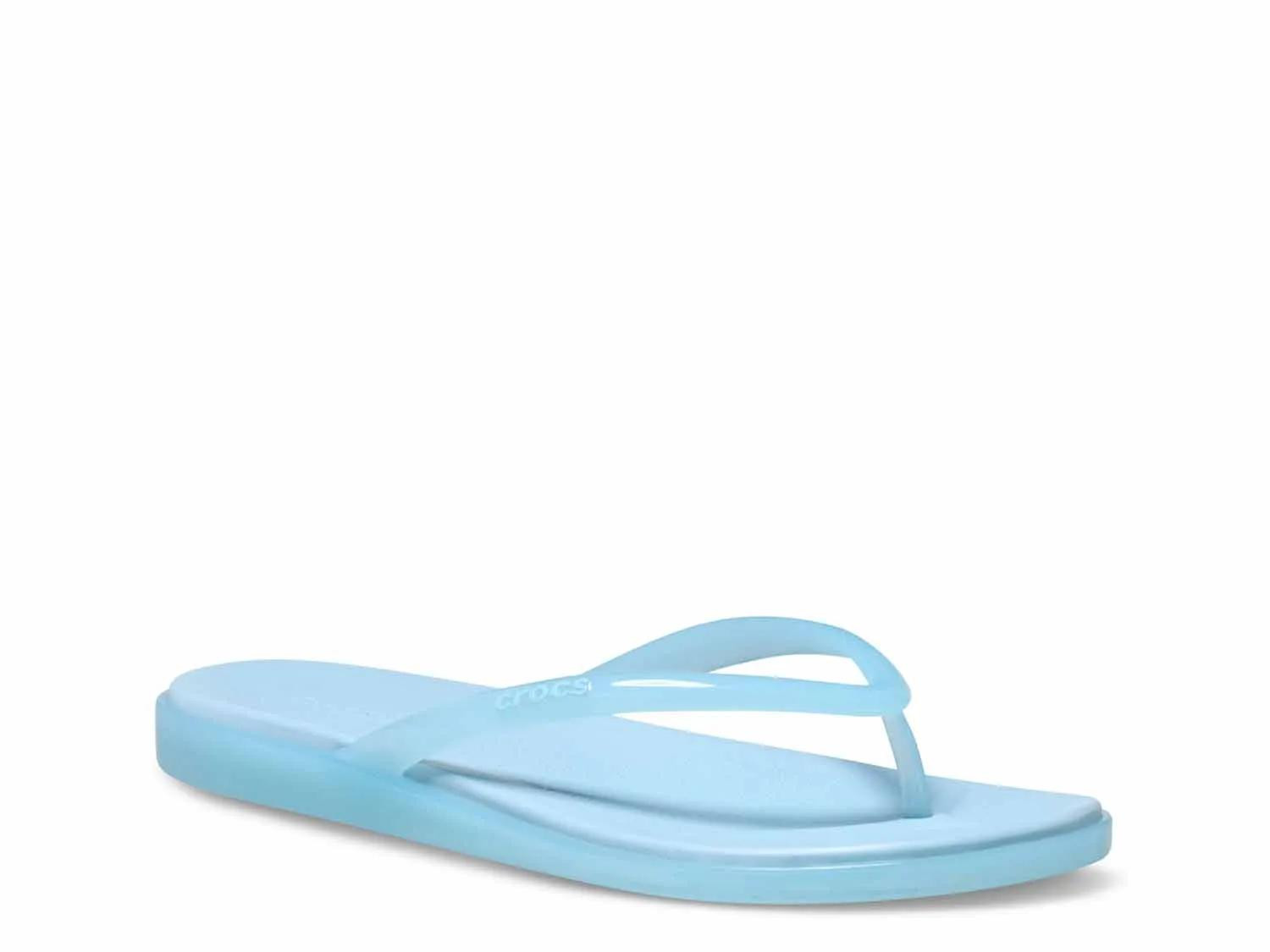 Crocs Miami Flip Flop | Women's | Light Blue | Size 11 | Sandals | Footbed | Jelly | DSW