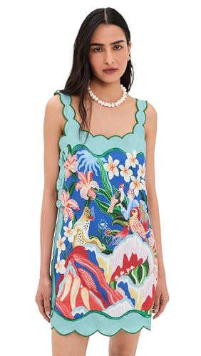 FARM Rio Women's Painted Mini Dress, Garden of Life Scarf Multi, M | Amazon (US)