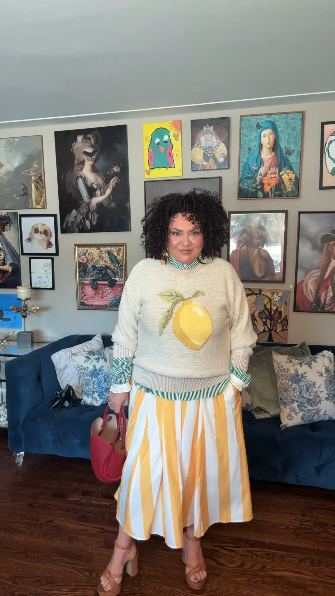 This skirt is so light and airy, the color chefs kiss!!  The sweaters are spring weight so also light and perfect for transition! 

#LTKSaleAlert #LTKMidsize #LTKOver40