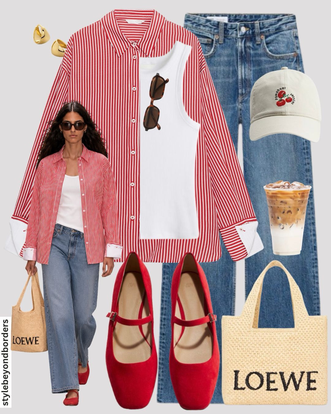 Red striped shirt styling for summer 🍉✨


Tags: red striped shirt, white vest, basic tank top, blue jeans, red ballet flats, loewe raffia bag, loewe small bag, raffia bag, cage leather sandals, khaki jeans, brown sandals, white trousers, brown DeMellier new york bag, white skirt, red handbag, summer outfit, chic outfit, classic look, euro summer outfit

#LTKsummer #LTKstyletip #LTKjeans