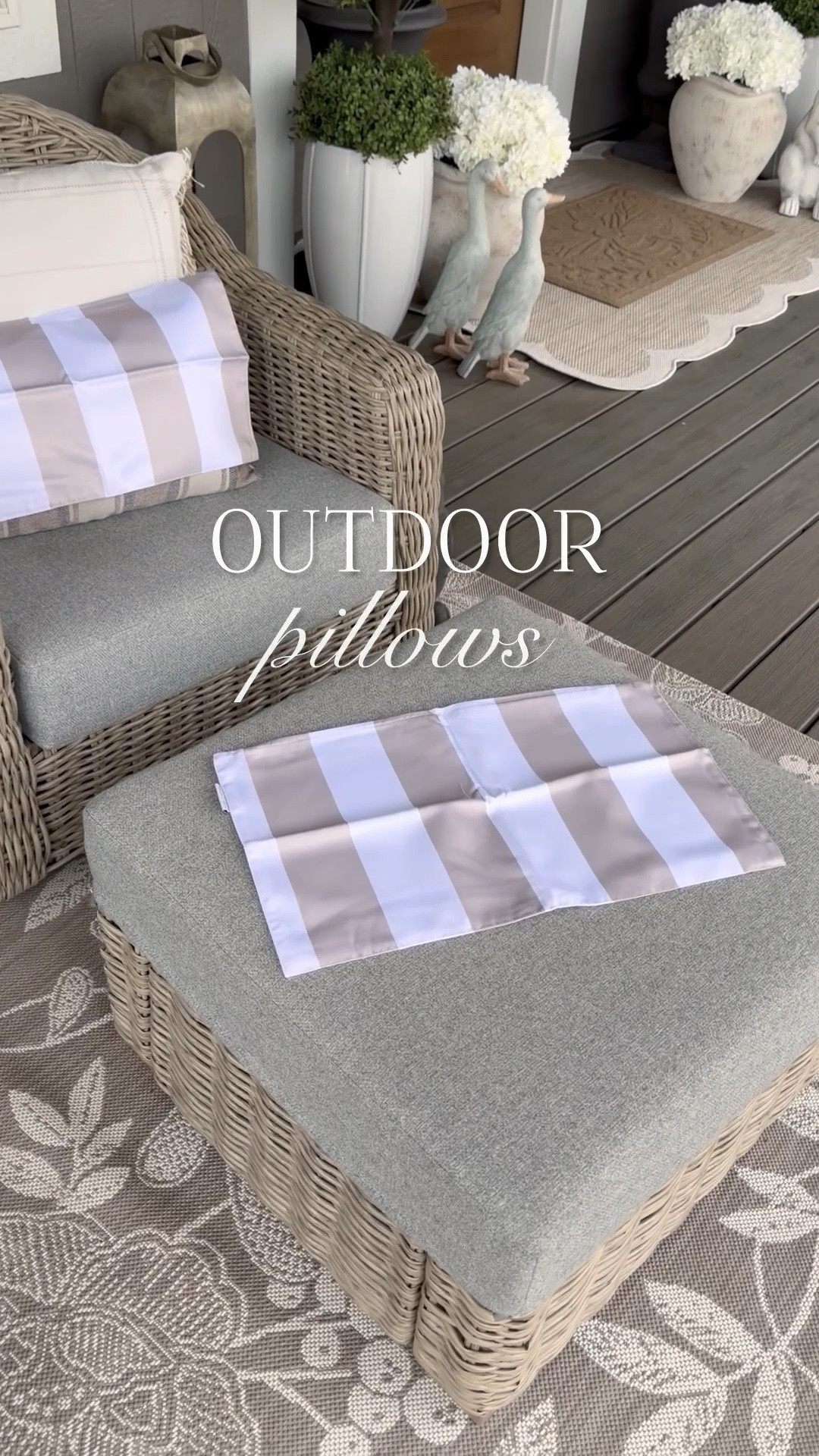 Such a pretty outdoor pillow at a great price! Additional sizes  

#LTKvlog #LTKHome #LTKSeasonal