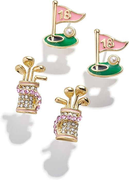 Sport-Themed Statement Earrings, Novelty Stud Earrings for Women, Costume Jewelry | Amazon (US)