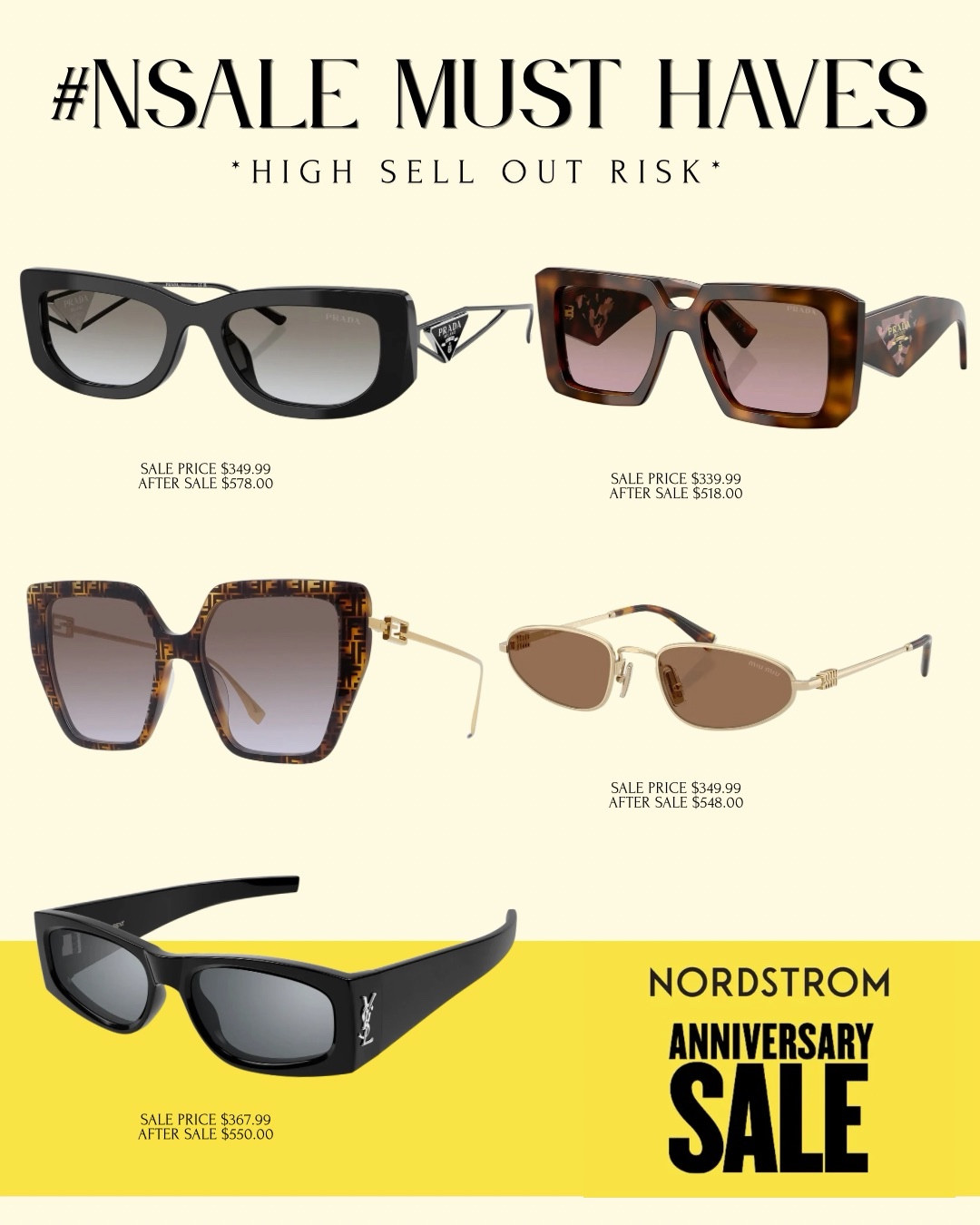 My favorite designer sunglasses from the #nsale - there are 3 that I’m trying to decide between! 

#LTKmomlife #LTKSaleAlert #LTKootd