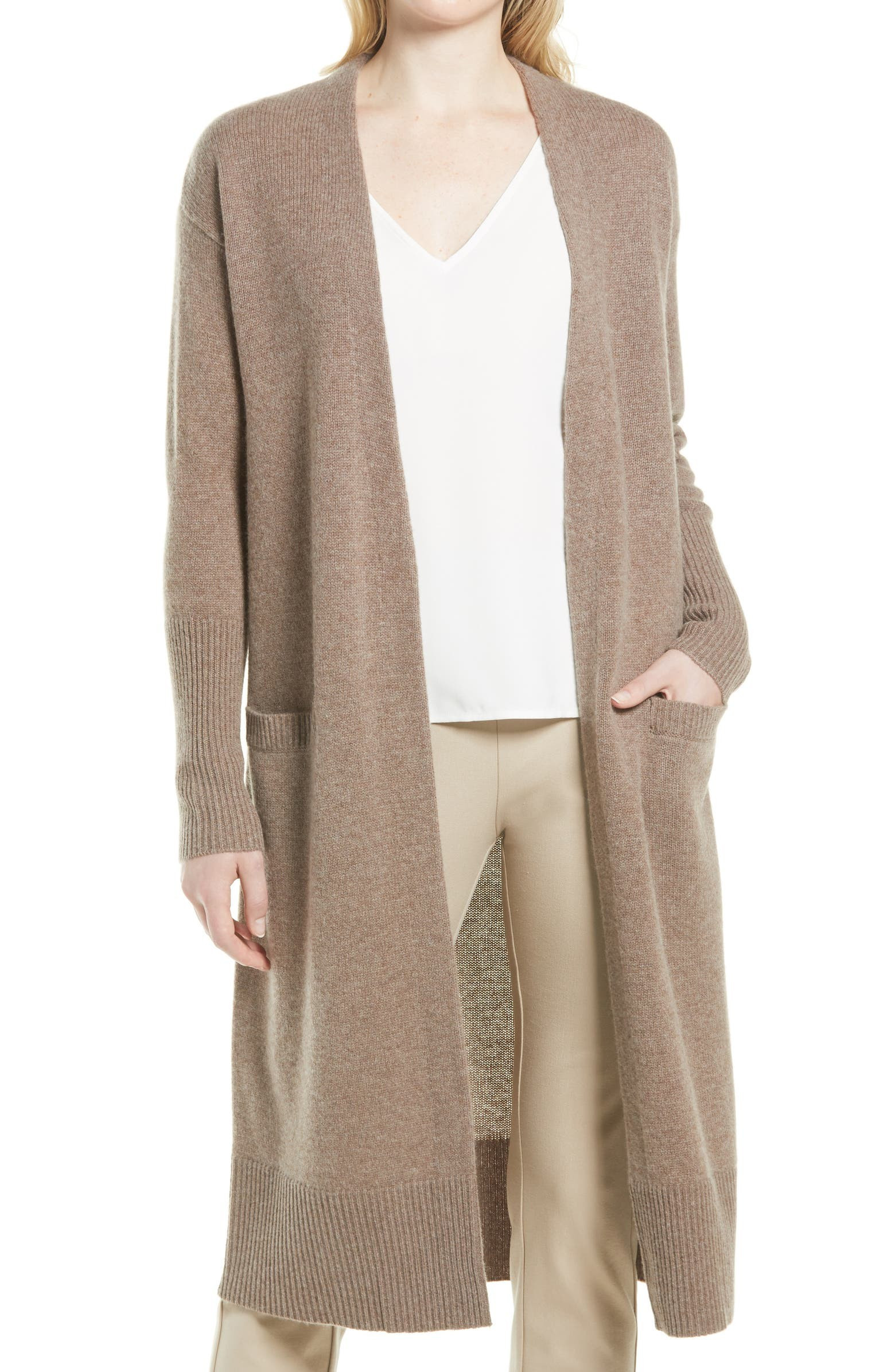 Longline Wool & Cashmere Cardigan | Nordstrom