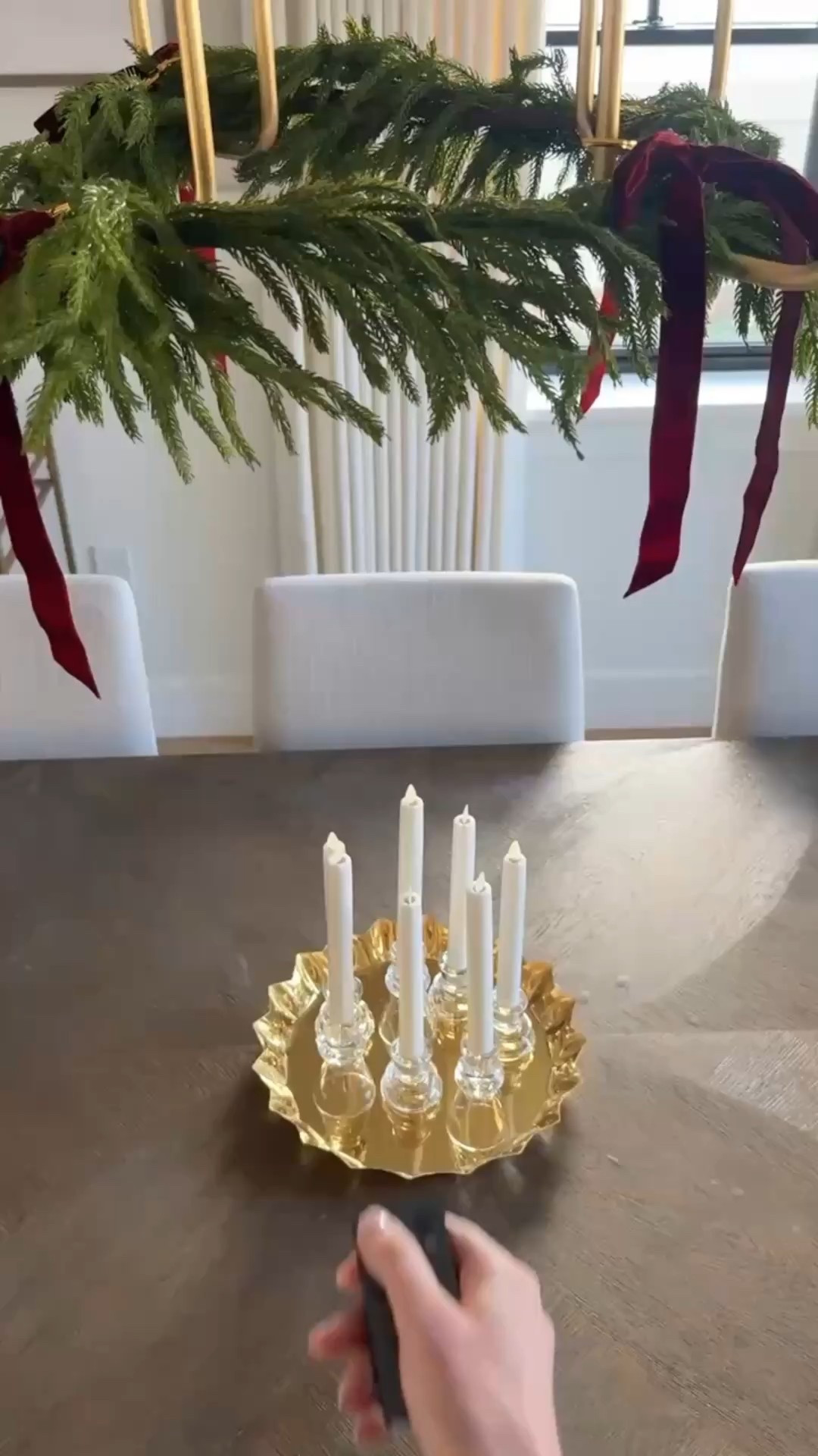 Dining room views all decorated for Christmas! 

#LTKHome #LTKHoliday #LTKSeasonal