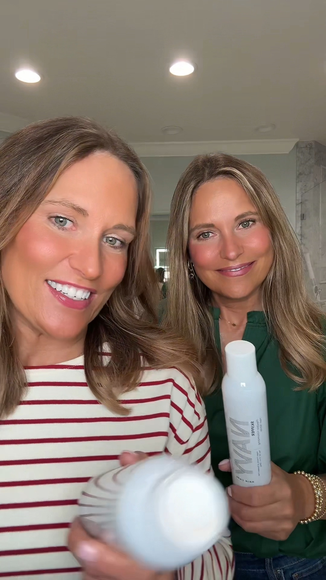 We have a special code for 48% off!  Code: TWINS 
But only until midnight on Saturday!  We asked for this code and got it for you all to try!  We love the dry texture spray and hair spray!  It works, lasts and smells wonderful!  Haters can’t hate anymore!!  XOXO, T and T 

#LTKVideo #LTKOver40 #LTKBeauty