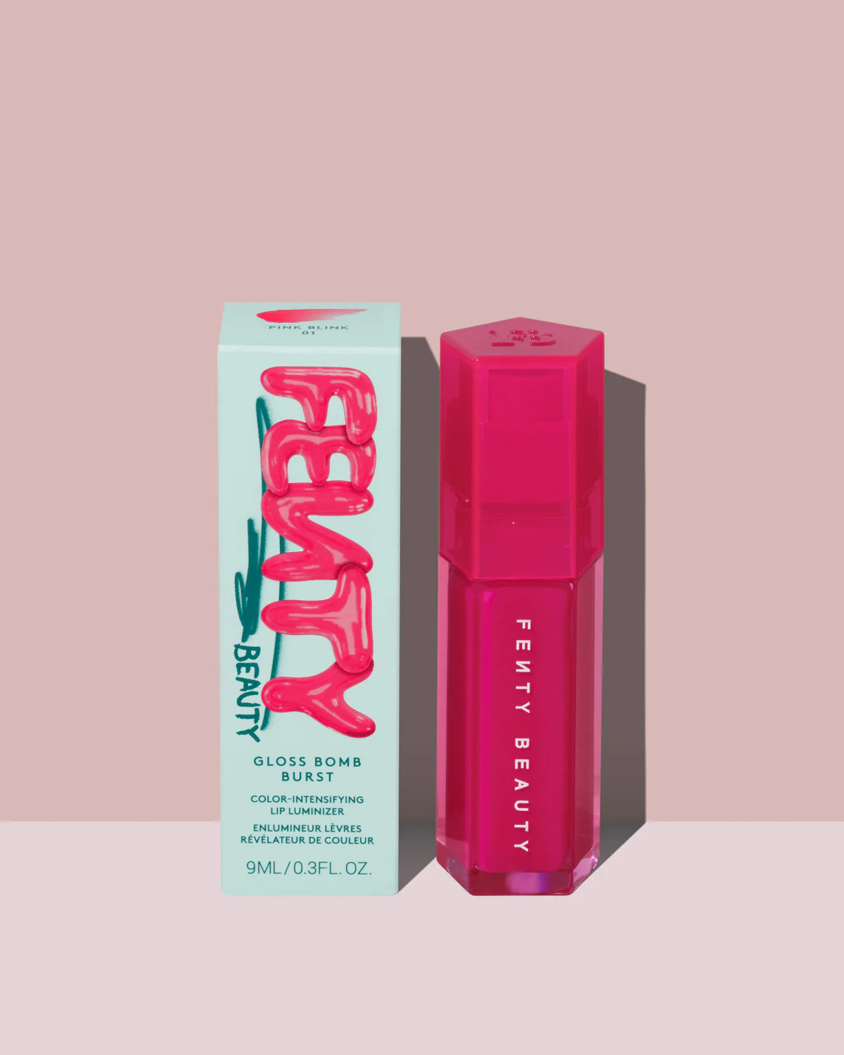 Gloss Bomb Burst Color-Intensifying Lip Luminizer  Pink Blink | Fenty Beauty