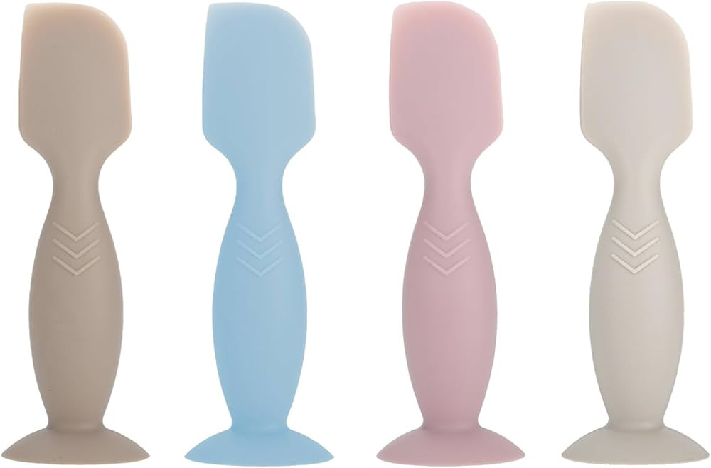 4 Pack Mini Baby Diaper Cream Spatula Applicator, Soft Silicone Baby Butt Paste Spatula Diaper Cr... | Amazon (US)