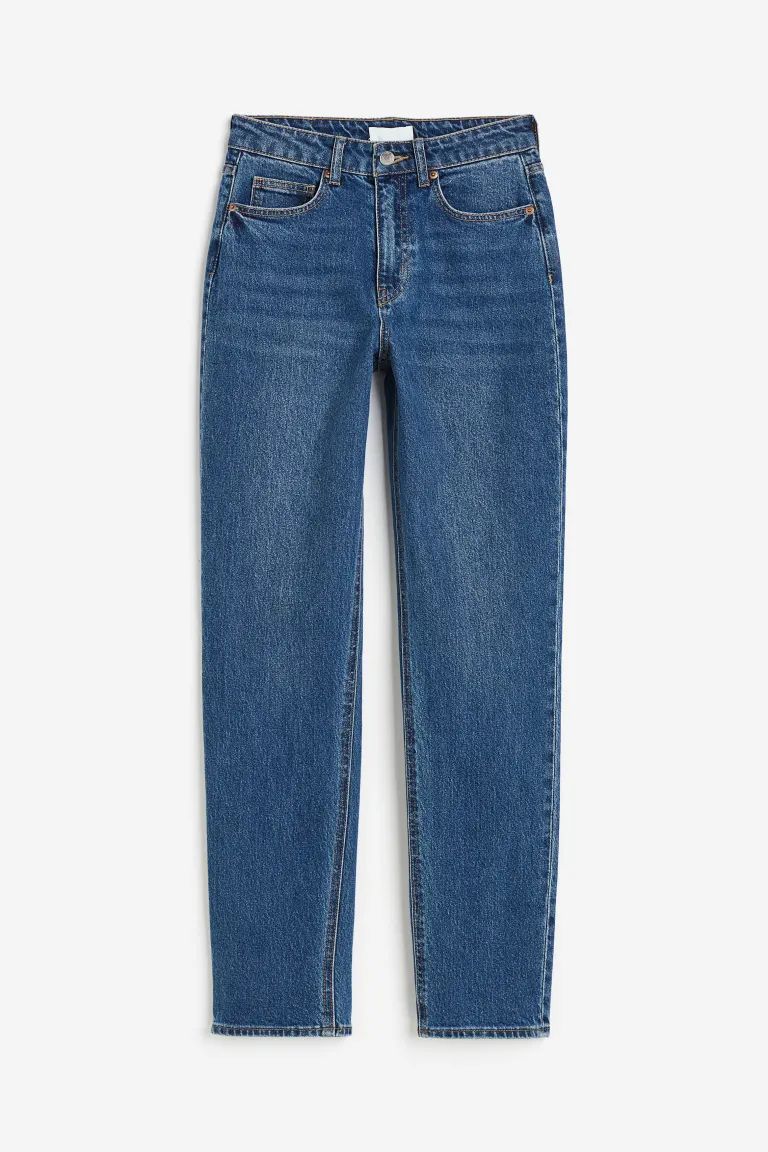 Slim High Jeans - Dark denim blue - Ladies | H&M US | H&M (US + CA)