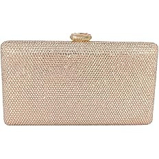 Boutique De FGG Elegant Crystal Evening Bags for Women Formal Party Box Clutch Wedding Rhinestone... | Amazon (US)