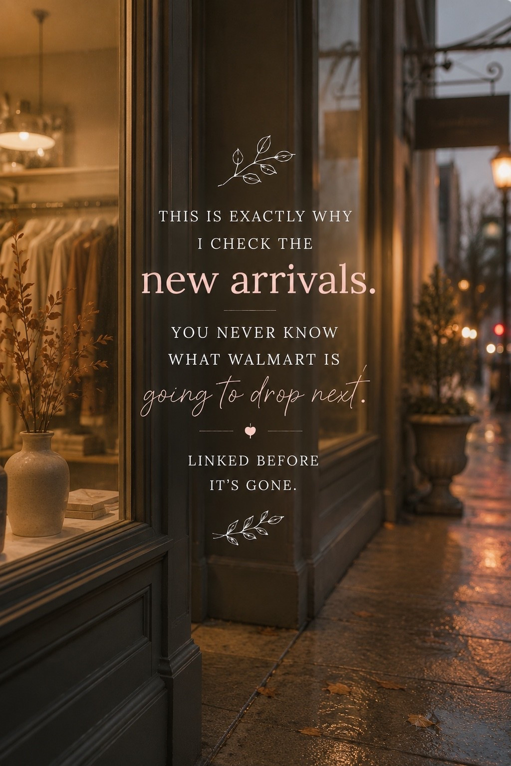 This is exactly why I keep checking the new arrivals. 👀 You never know when Walmart is going to quietly drop something THIS good. Linking it before everyone catches on!
#WalmartFinds #WalmartFashion #NewArrivals #AffordableFinds #LTKFinds
