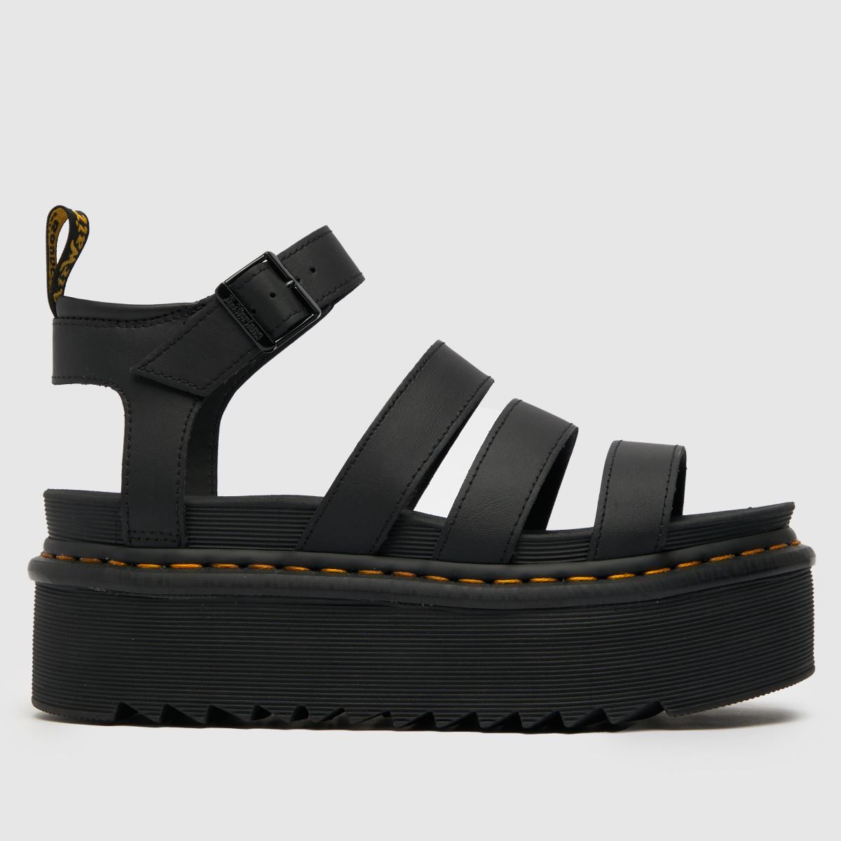 Dr Martens blaire quad sandals in black | Schuh