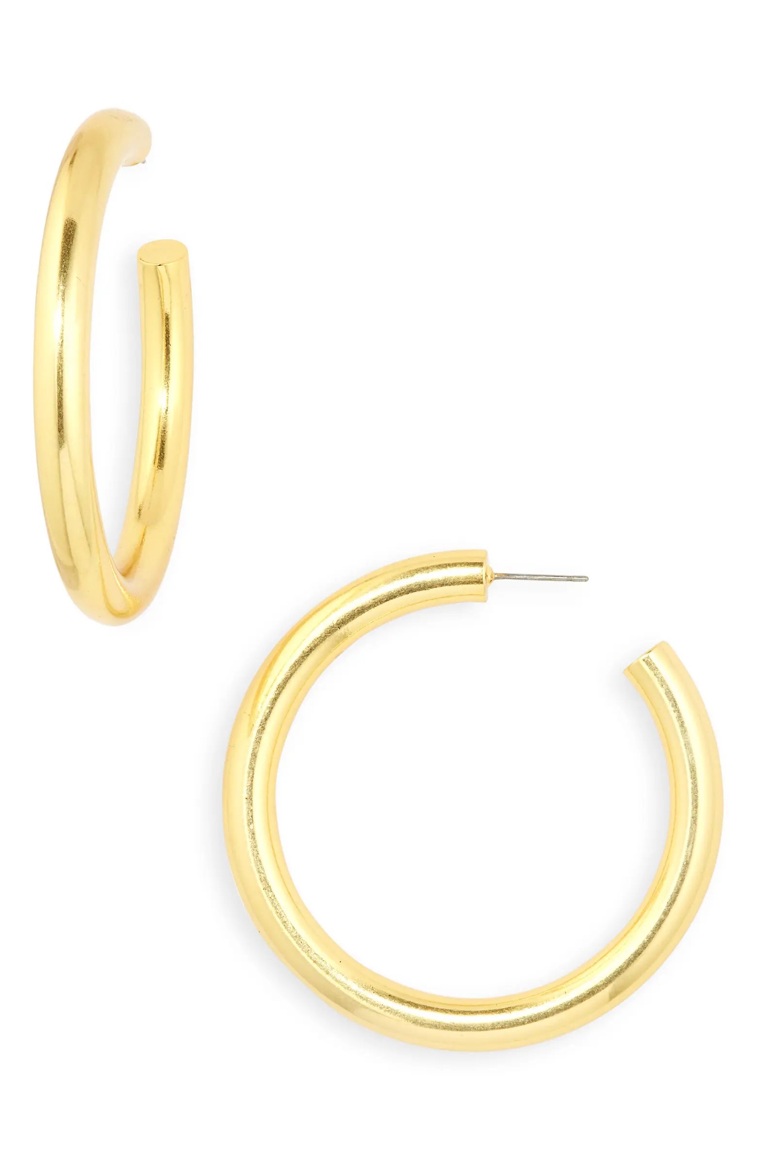 Madewell Chunky Oversize Hoop Earrings | Nordstrom | Nordstrom
