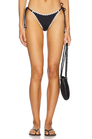 LSPACE Zahra Bikini Bottom in Black & Cream from Revolve.com | Revolve Clothing (Global)