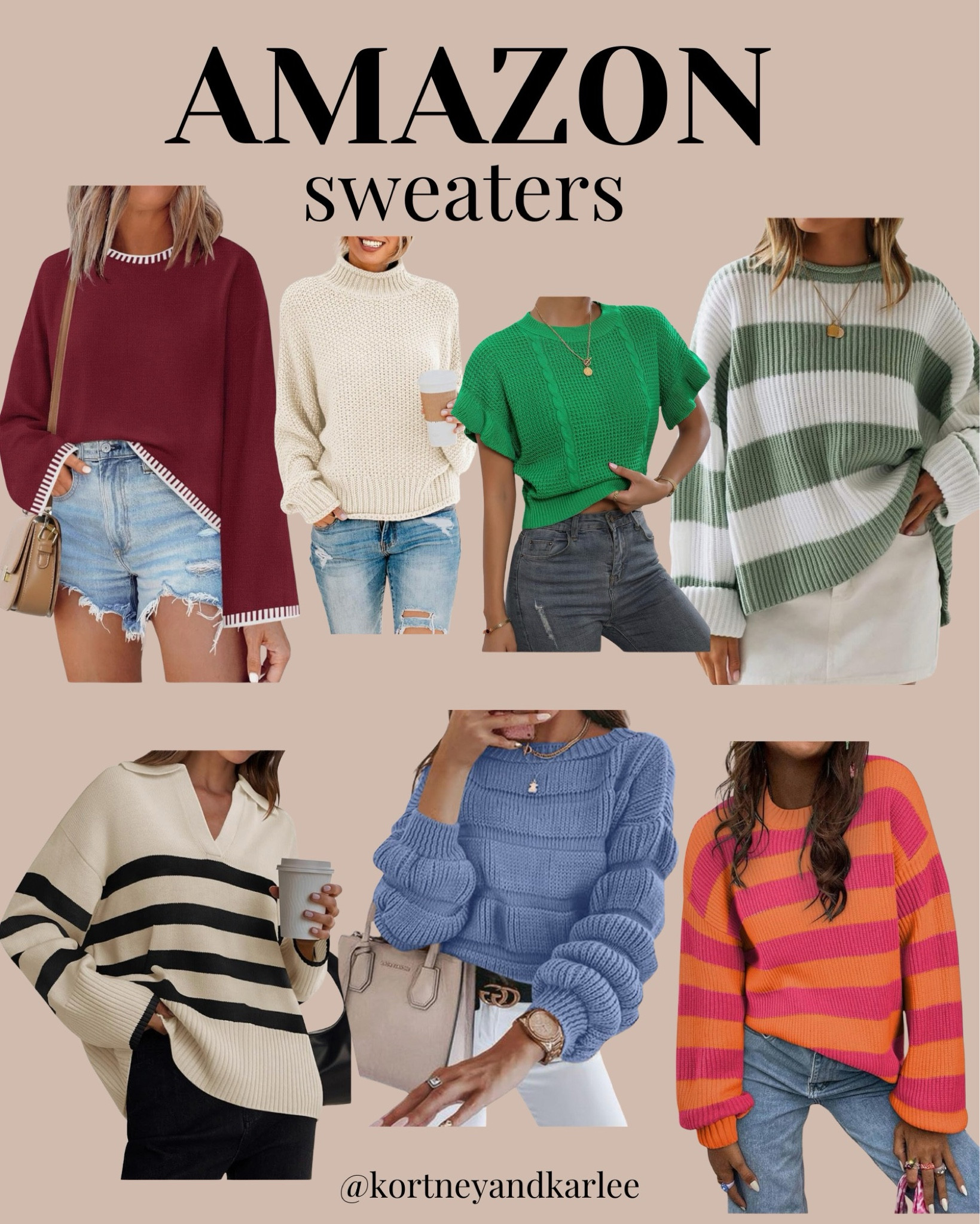 Amazon Sweaters!

Kortney and Karlee | #kortneyandkarlee 

#LTKfindsunder50 #LTKfindsunder100 #LTKstyletip