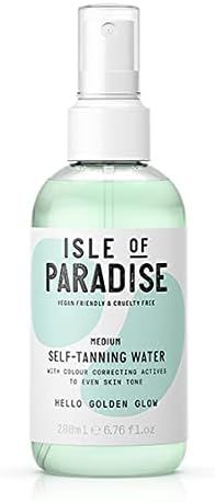 Isle of Paradise Self Tanning Water - Color Correcting Self Tan Spray, Vegan and Cruelty Free, 6.... | Amazon (US)