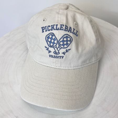 White pickleball baseball hat!

#LTKStyleTip #LTKFindsUnder50 #LTKFitness