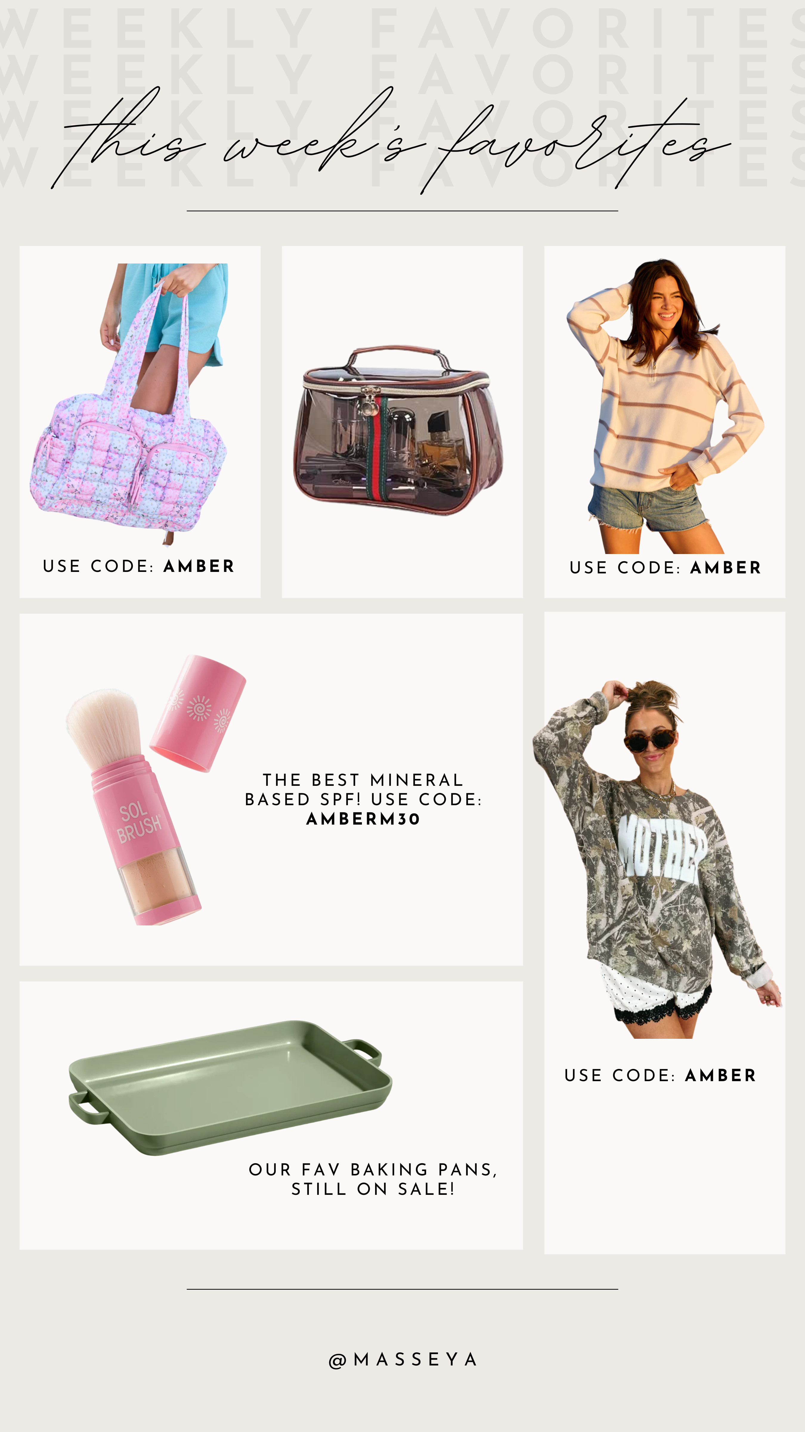 this weeks favorites! y'all are loving these puffer bags for summer, baker and I just used these for our disneyland trip!

disneyland trip, striped jacket, pink lily, summer style, etta and east, travel toiletry bag, sol brush, our place 

 #LTKSeasonal #LTKTravel