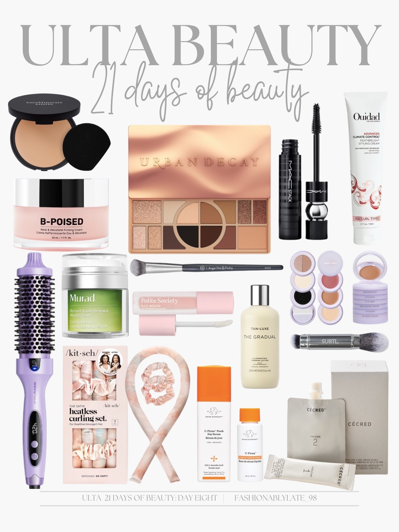 ulta 21 days of beauty - 50% off today only!

#LTKBeauty #LTKSaleAlert #LTKselfcare