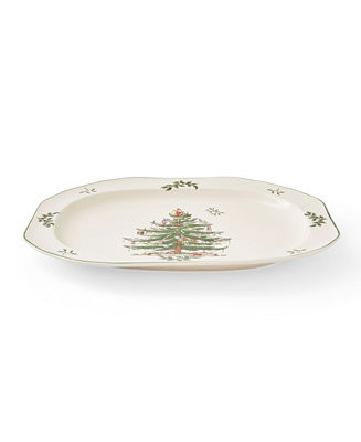 Spode Christmas Tree Oval Platter - Macy's | Macy's