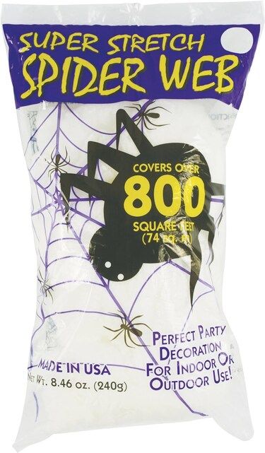 Fun World Super Stretch Spider Web for Halloween Indoor/Outdoor Decoration 8.4 oz 800sqft | Micha... | Michaels Stores