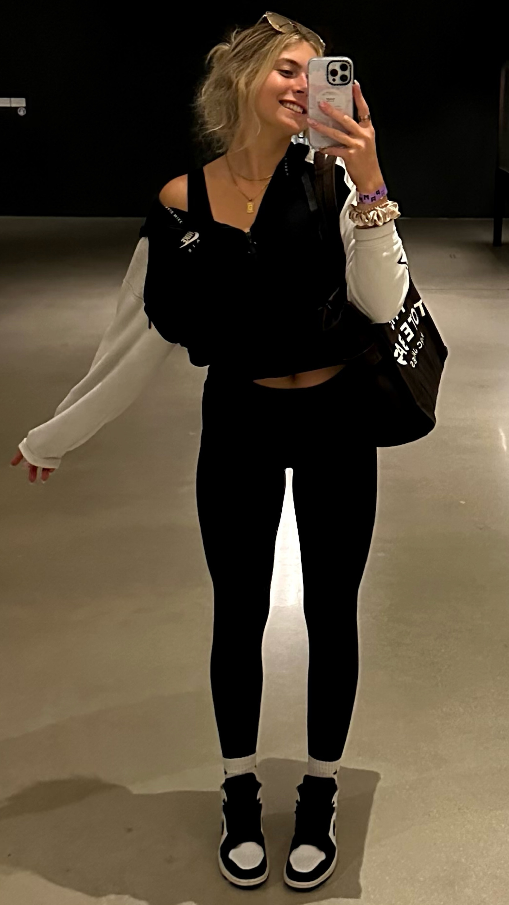 athleisure black nike casual fit + marc jacobs the tote bag

#LTKitbag #LTKSeasonal #LTKHoliday