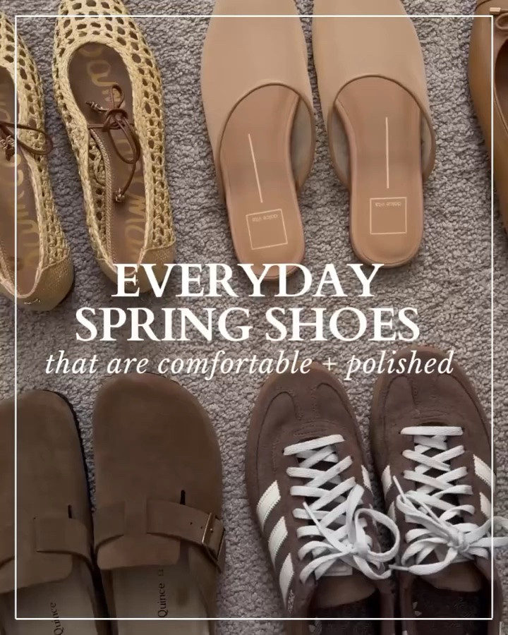 Everyday spring shoes 

Ballet flats / woven flats / sneakers

#LTKSeasonal