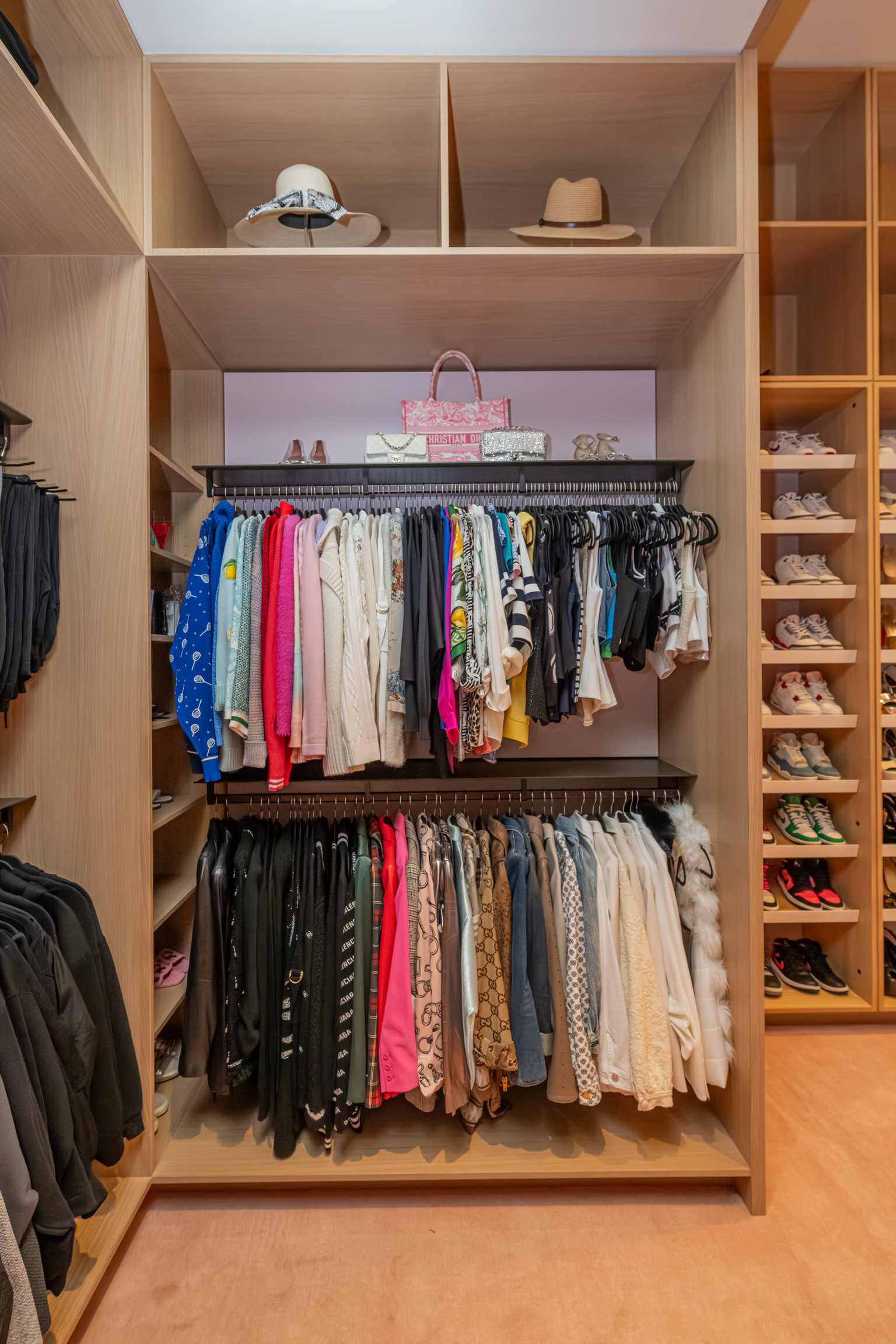 Step inside @angelagarcia’s closet — thoughtfully designed to support a life that is both dynamic and deeply intentional. ✨

Angela has an incredible eye and a beautifully curated collection. Every detail in this space was considered, from the tone and typography of the labels to the selection of hangers, the styling of open shelving, and the way her pieces are displayed with care. The goal was not simply organization, but preservation and presentation, honoring each item while allowing it to be easily worn and enjoyed.

The space tells a story — a reflection of her life as a mother, a partner, a traveler, and a gracious host. Whatever fills her calendar, her closet is prepared to support it, seamlessly and beautifully.

There are so many beautiful details to explore within this space, and throughout their incredible Austin home, where Angela’s style is woven seamlessly into every room.

#angelagarcia #sergiogarcia #newhome #austintexas #closetorganization


#LTKHome