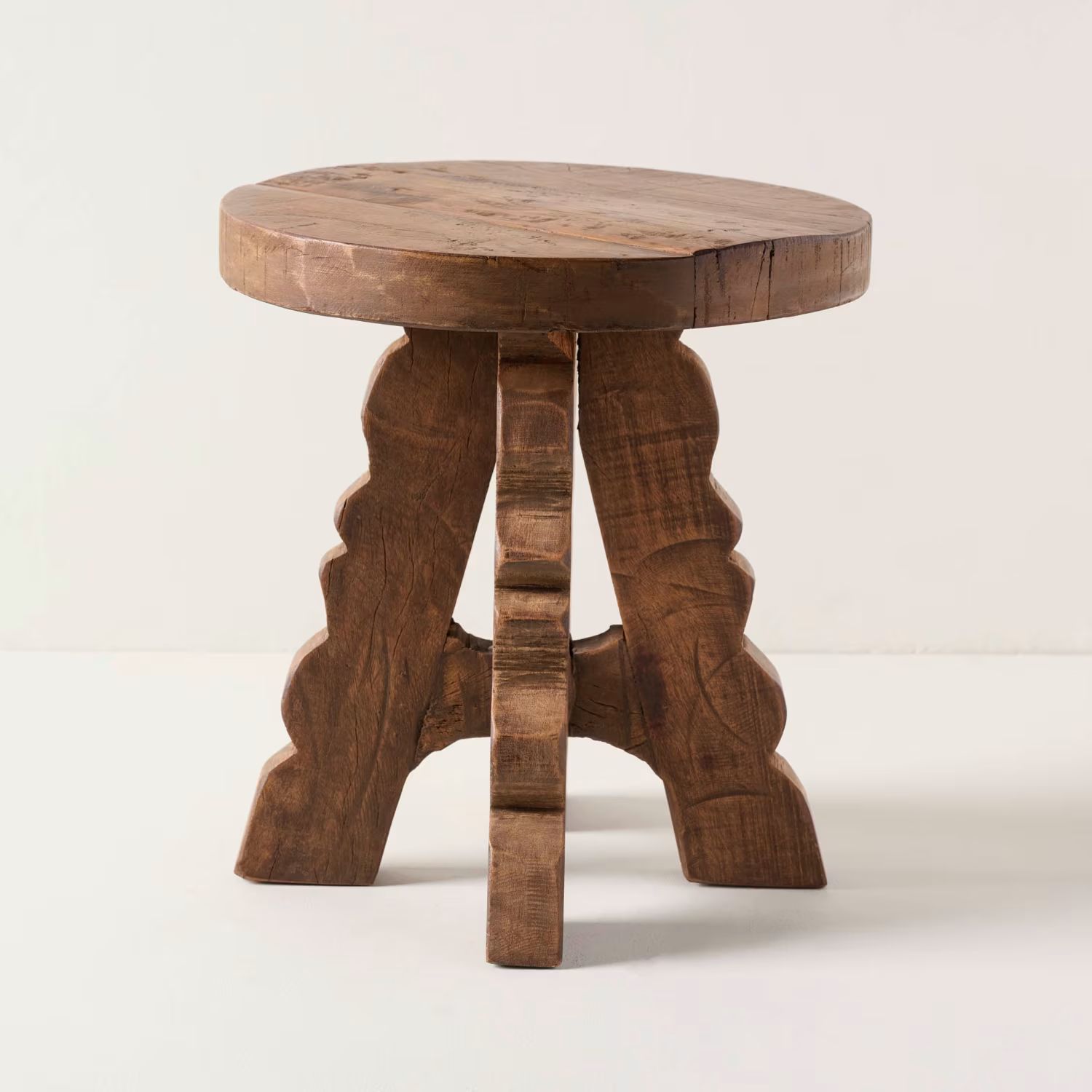 Reclaimed Wood Stool | Magnolia