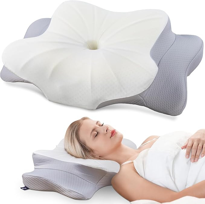 DONAMA Cervical Pillow for Neck and Shoulder,Contour Memory Foam Pillow,Ergonomic Neck Support Pi... | Amazon (US)