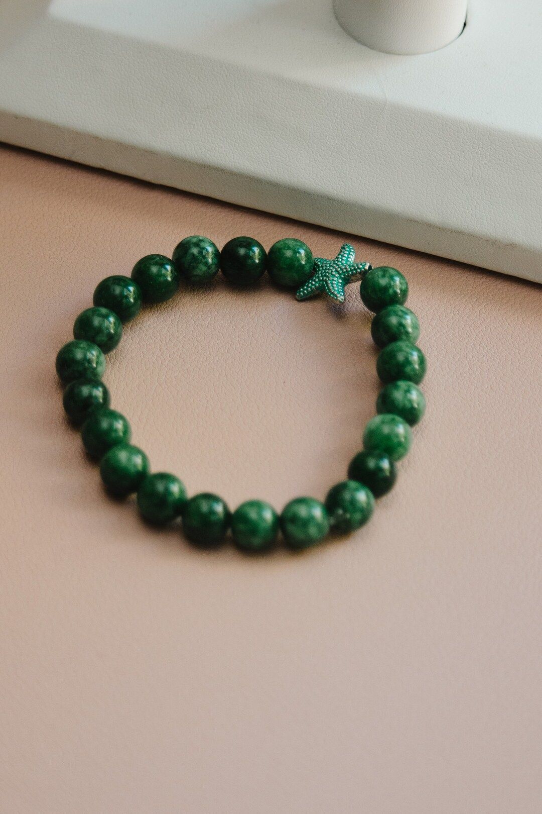 Green Agate Gemstone Turtle Bracelet - Etsy | Etsy (US)