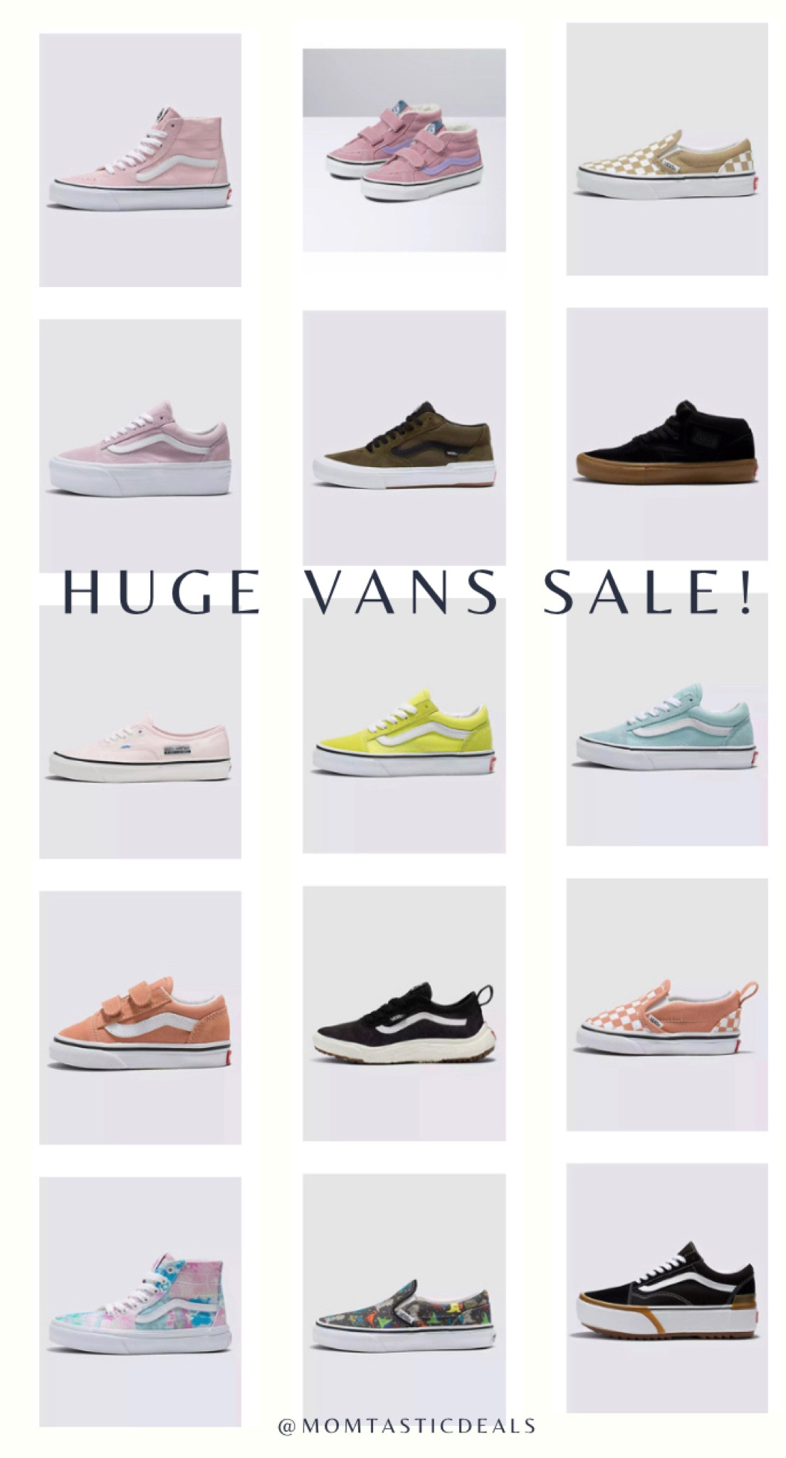 Huge vans sale. 

Back to school 

#LTKfamily #LTKsalealert #LTKBacktoSchool