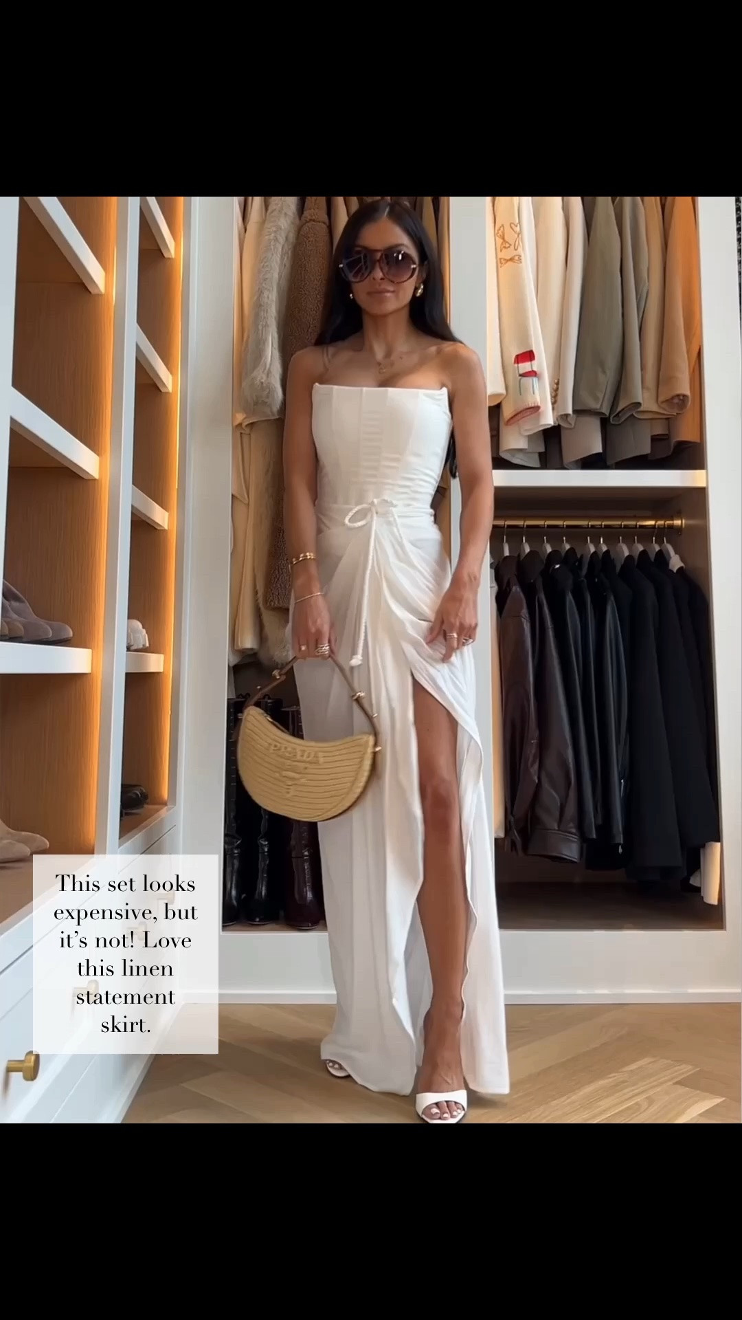 The summer pieces that will get you compliments every time 
Bustier top
Linen skirt
Summer outfit ideas, beach vacation outfit, date night outfit

#LTKTravel #LTKSeasonal #LTKootd
