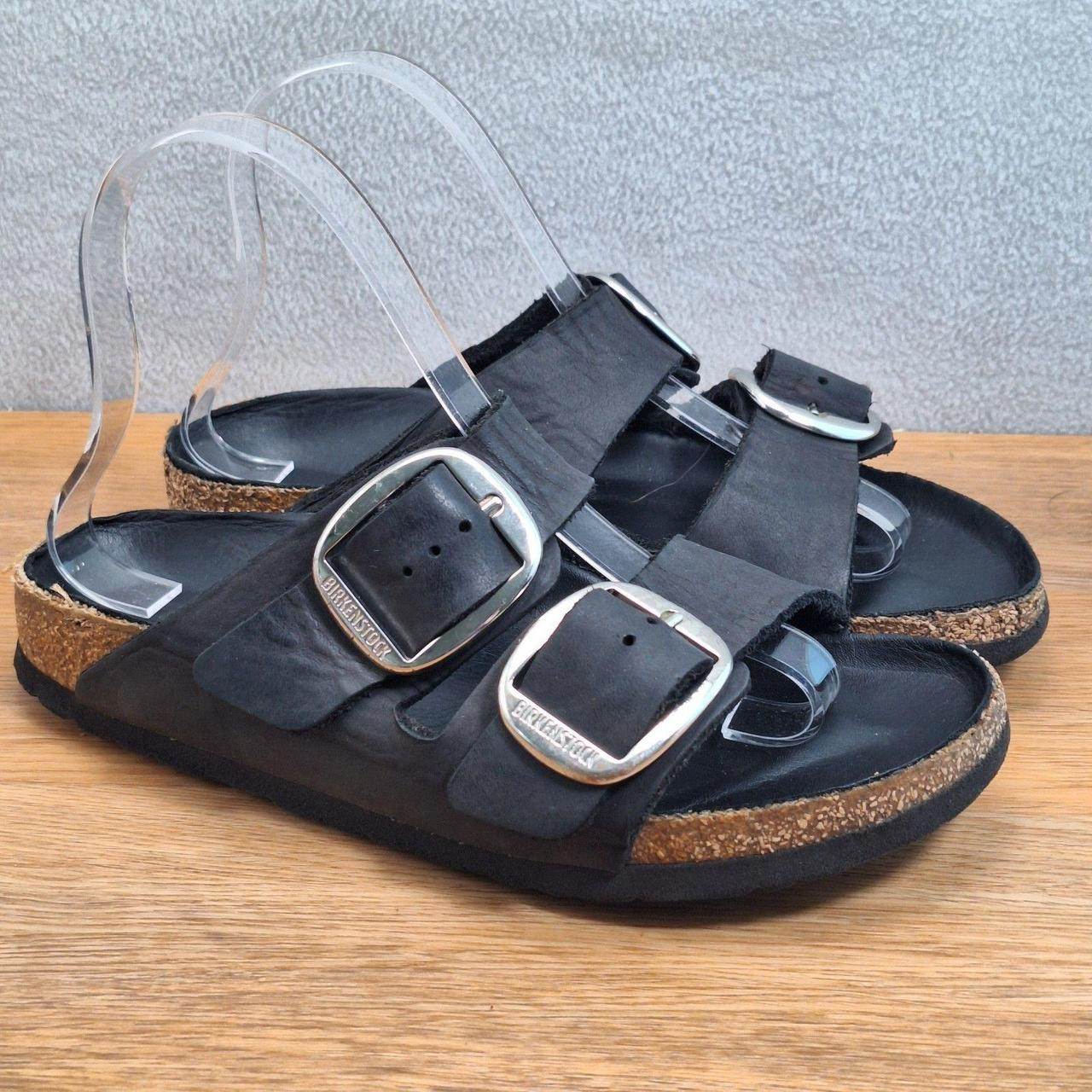 Birkenstock Women's Sandals - Black - US 7.5 | Depop US