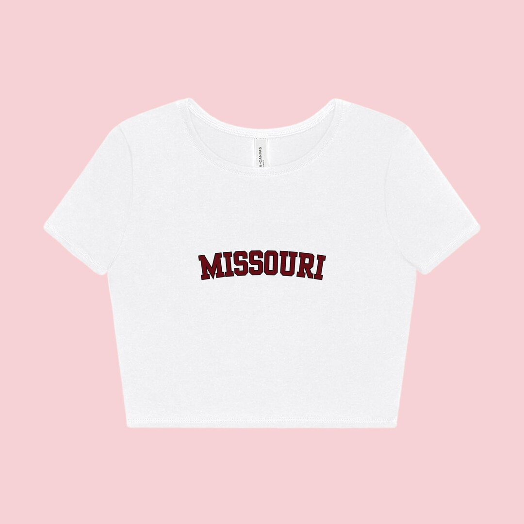 Missouri Crop Top, College Spirit Wear, Cute Missouri Top, Game Day Shirt for Sorority & Tailgate... | Etsy (US)