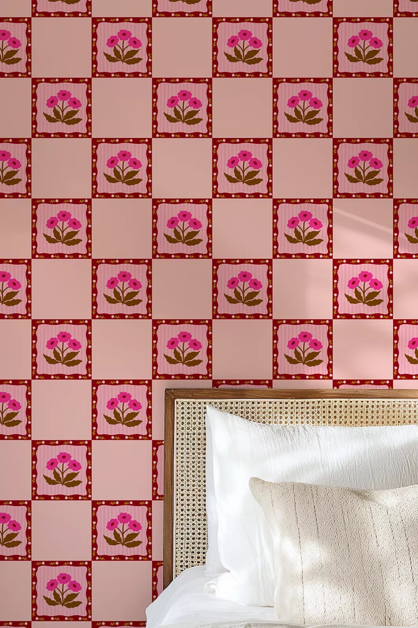 Vibrant pink floral wallpaper!💖😍 

#LTKHome