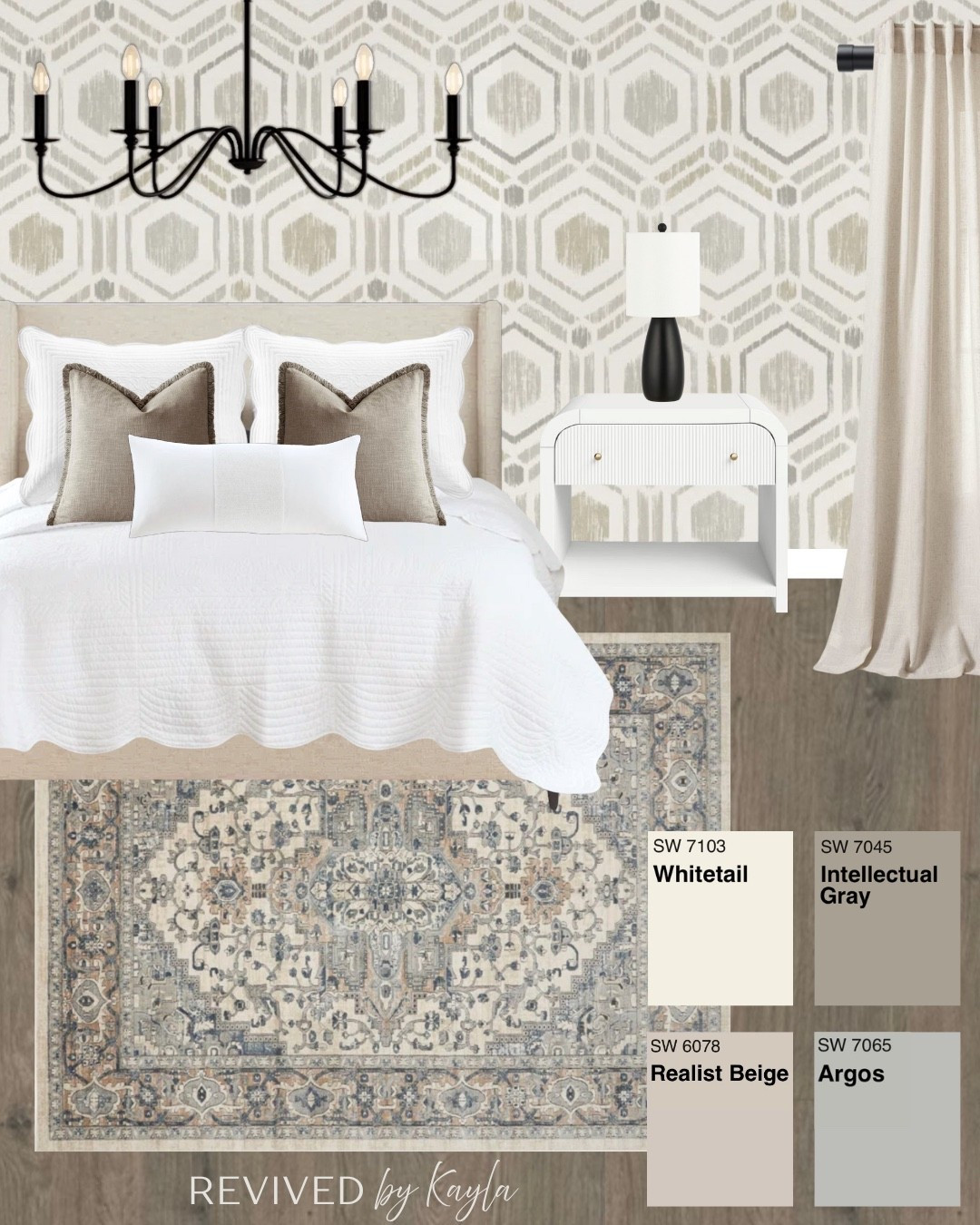 Modern grey and beige bedroom decor design and color palette with black accents🖤

#homedecor #bedroom #primarybedroom #guestroom #bedroomdecor #bedroomdesign #neutraldecor #neutralbedroom #homeinspo #bedroominspo #inspiration 

#LTKFindsUnder100 #LTKHome #LTKFindsUnder50