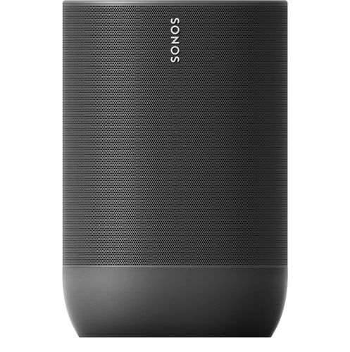 Sonos - Move Smart Portable Wi-Fi and Bluetooth Speaker with Alexa and Google Assistant - Black | Best Buy U.S.