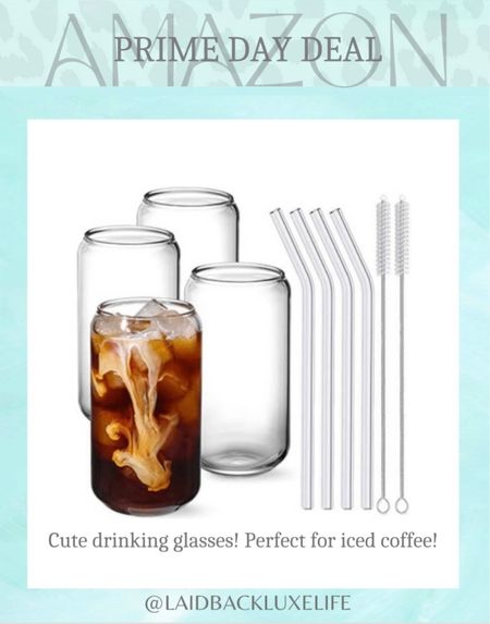 Iced coffee drinking glasses, these are part of Prime Day! Amazon Prime Day, Prime Day Deals, Amazon beauty @amazon #LaidbackLuxeLife

Follow me for more fashion finds, beauty faves, and lifestyle, home decor, sales and more! So glad you’re here!! XO, Karma

#LTKxPrime #LTKsalealert #LTKfindsunder50