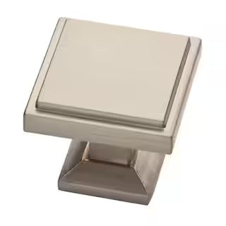 Liberty Classic Square 1-1/9 in. (28 mm) Satin Nickel Cabinet Knob P37502C-SN-CP | The Home Depot