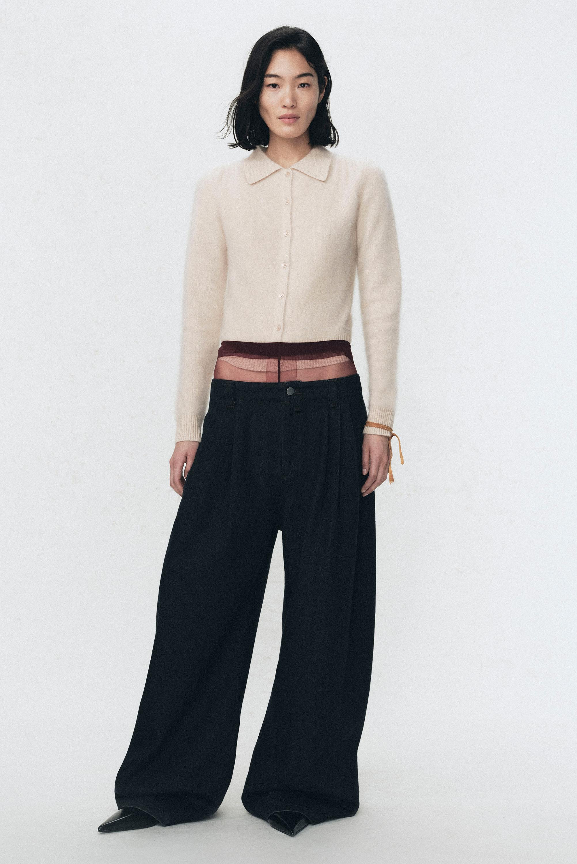 SOSHIOTSUKI X ZARA WOOL POLO COLLAR JACKET | Zara UK