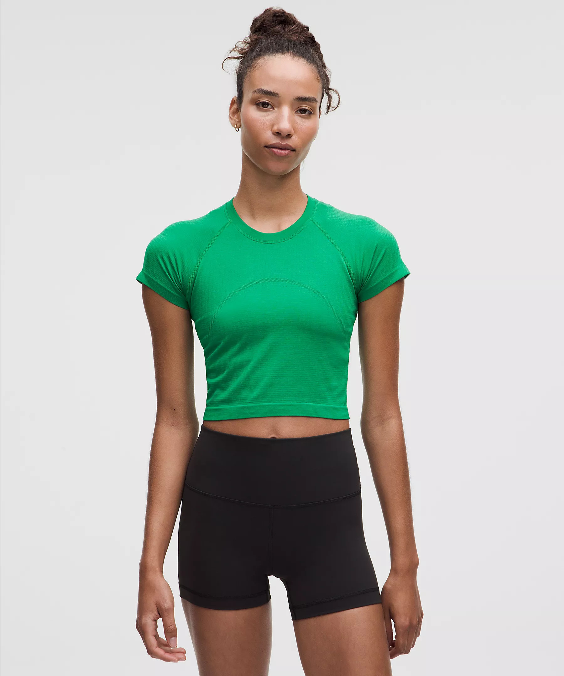 Swiftly Tech Cropped Short-Sleeve Shirt 2.0 | Lululemon (US)