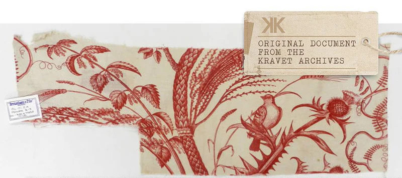 Brunschwig & Fils Bird And Thistle Beige Wallpaper | DecoratorsBest