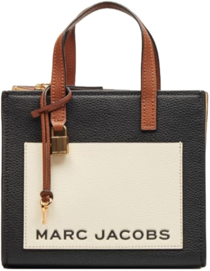 Marc Jacobs Mini Grind Tote Top Handle Small Black Multi | Amazon (US)