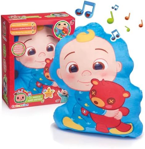 Wow! PODS Stuff CoComelon Toys JJ Musical Sleep Soother Pre-School Learning Toy That Plays 6 Bedt... | Amazon (US)