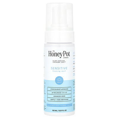 The Honey Pot Company, Foaming Wash, Sensitive, 5.51 fl oz (163 ml) | iHerb
